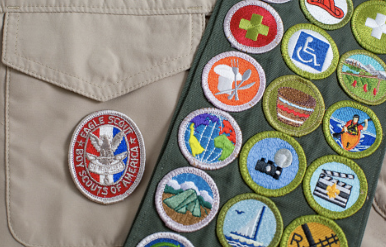 eagle scout boy scout girl scout badges